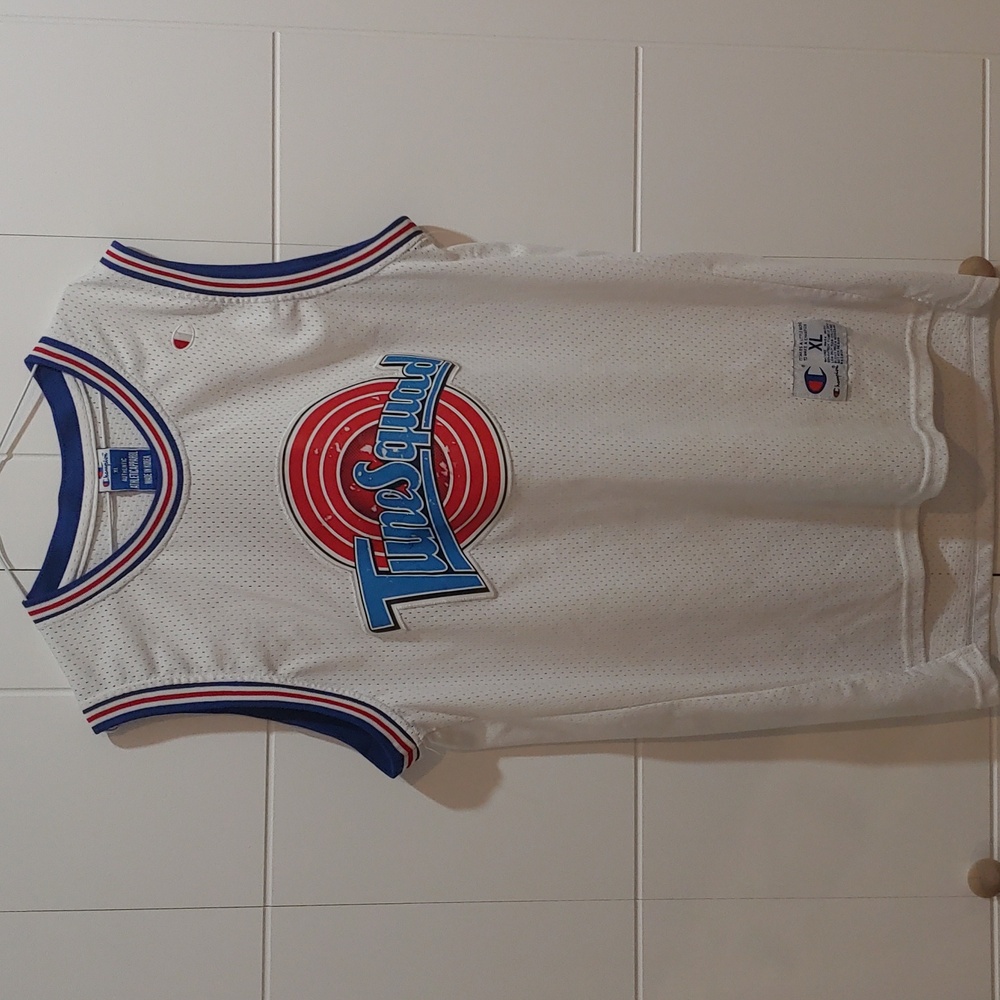 Tune Squad Donald Duck Champion Jersey XL 48 Space Jam Disney Vintage Retro